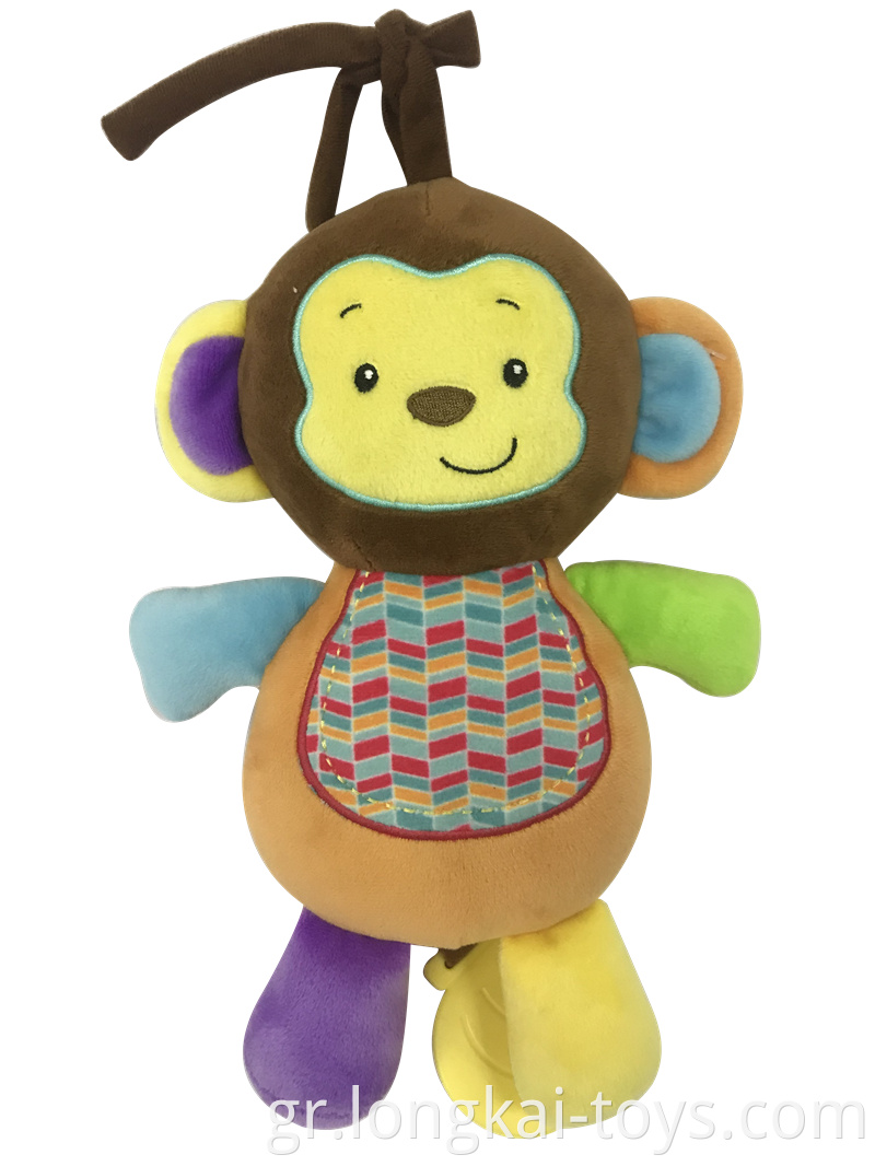 Soft Monkey Toy With Music